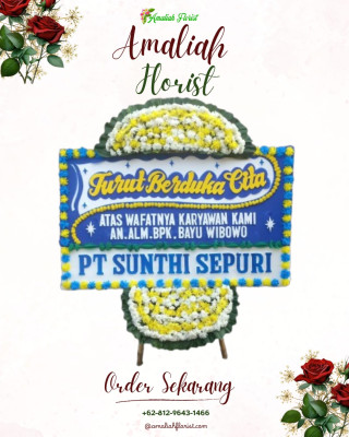 Papan Bunga Duka di Argawana
