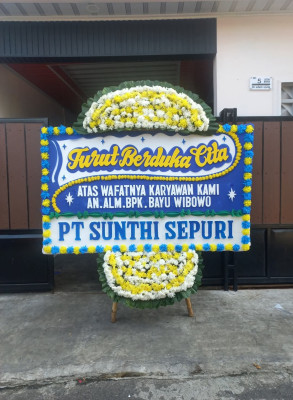 Papan Bunga Duka di Argawana